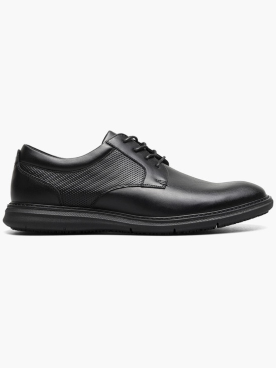 Mens Nunn Bush Chase Work Plain Toe Oxford in Black. 85126 main image 4